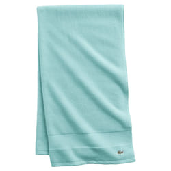 Lacoste Heritage Supima Cotton Bath Towel  Mint  30"""" x 54""""