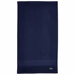 Lacoste Heritage Supima Cotton Hand Towel  Navy  16"""" x 30""""