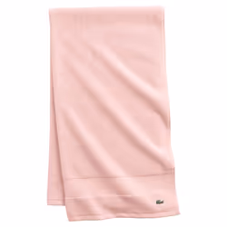 Lacoste Heritage Supima Cotton Bath Towel  Light Pink  30  x 54