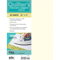 Quilters Freezer Paper Sheets  85 x 11  30 Sheets