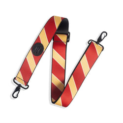 2 inch Wide Polyester Case Strap / Burgundy  Maroon  Yellow