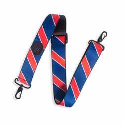 2 inch Wide Polyester Case Strap / Red  Blue  Navy