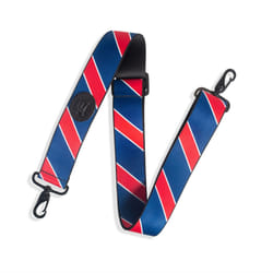 2 inch Wide Polyester Case Strap / Red  Blue  Navy