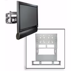 Peerless MSA-101 mounting kit Black Steel