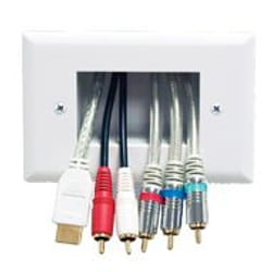 Peerless IBA4-W wall plate/switch cover White