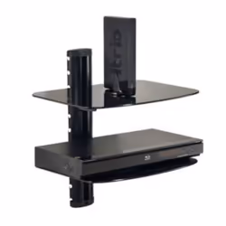 Peerless ACCSH300 AV equipment shelf Black Glass