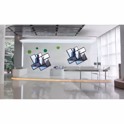 Peerless DS-VWM770 signage display mount 177.8 cm (70") Black