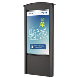 Peerless Smart City Kiosks with 55" Xtreme™ High Bright Outdoor Display