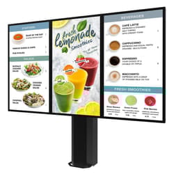 Peerless KOF555-3-LGE-EUK signage display mount 139.7 cm (55") Black