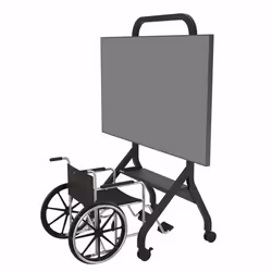 Peerless SR898-EUK signage display mount 2.79 m (110") Black - Additional view 4