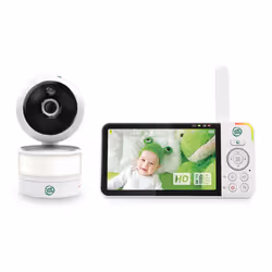 LeapFrog LF915HD Baby Monitor  5  720p Screen  360 Pan & Tilt with 8X Zoom Camera  Color Night Vision  Night Light  Two-Way I ...