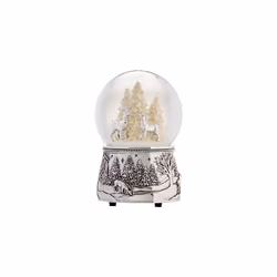 Reed and Barton North Pole Bound Christmas Snowglobe 867074 New