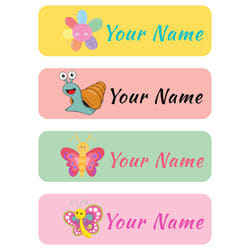 Custom Waterproof Dishwasher Safe Kid Name Labels for Daycare(128 Pack