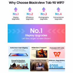 Blackview Tab 90 WIFI Tablet 4GB+128GB - Pink