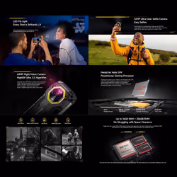 Ulefone Armor Mini 20 Rugged Smartphone 8GB+256GB