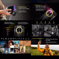 Ulefone Armor Mini 20 Pro 5G Rugged Smartphone 8GB+256GB