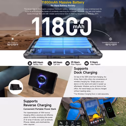 Ulefone Armor Pad 4 Ultra 5G Rugged Tablet 8GB+256GB