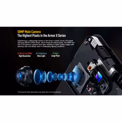 Ulefone Armor X13 Rugged Smartphone 12GB+64G - Black