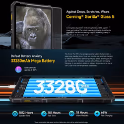 Ulefone Armor Pad 3 Pro Rugged Tablet 33280 mAh 8GB+256GB