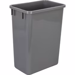 Hardware Resources Plastic Waste Container 35 Quarts (Pack of 1) Gre