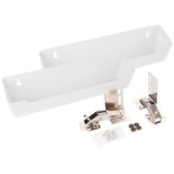 Hardware Resources TO11R Wide Sink Tipout Tray Pack  White