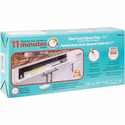 Hardware Resources TO11R Wide Sink Tipout Tray Pack  White