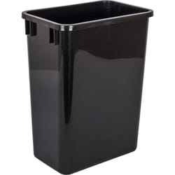 Hardware Resources Plastic Waste Container  Black