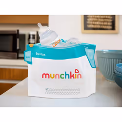 Munchkin Cool Touch Microwave Steriliser Bags, Pack of 6 Reusable Bags