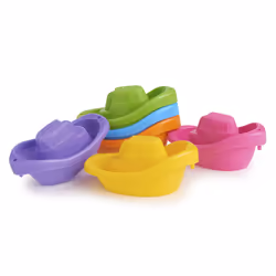 Munchkin Little Boat Train Baby and Toddler Bath Toy 6 Piece Set