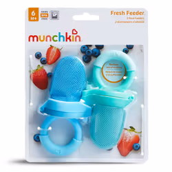 Fresh Food Feeder, 2 Pack, Blue/Mint