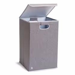 Munchkin Hamper Laundry Organizer with Lid  Grey