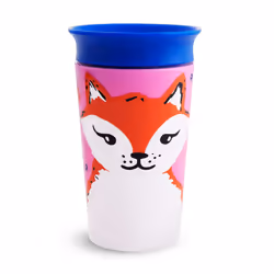 Munchkin Miracle 360 WildLove Sippy Cup 9 Oz Red Fox