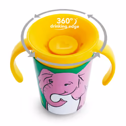Munchkin Miracle 360 Wildlove Trainer Cup  6 Oz  Elephant