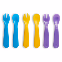 Munchkin ColorReveal Color Changing Toddler Forks and Spoons  6 Pack
