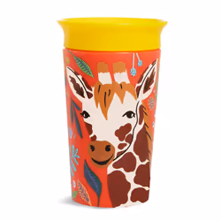 Munchkin Miracle 360 Wildlove Sippy Cup 9 Oz Giraffe