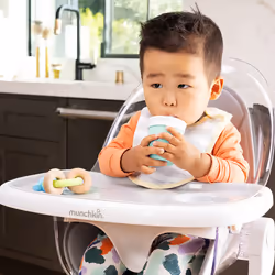 Munchkin Cest Silicone! Open Training Cup with Straw for Babies and Toddlers 6 Months+  4 Ounce  Mint