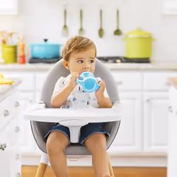 Munchkin Gentle Transition Sippy Trainer Cup  4 Ounce  2 Pack  Blue