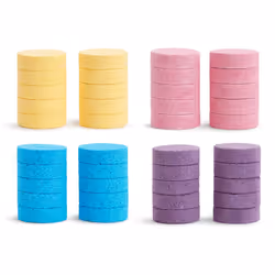 Munchkin Color Buddies Moisturizing Bath Water Color Tablets 40 Pack YellowPinkBluePurple
