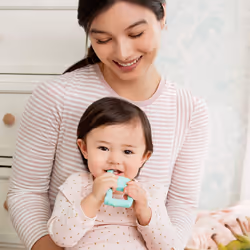 Munchkin The Baby Toon Silicone Teether Spoon  Elephant  Mint (As Seen On Shark Tank)