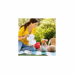Toss Portable Disposable Diaper Pail 1 Pack Holds 30 Diapers White