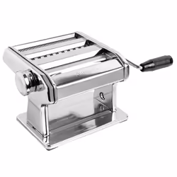 MARCATO Made in Italy Ampia 150 Classic Manual Pasta Machine Chrome Steel. Makes Lasagne Fettuccine & Tagliolini