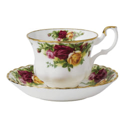 Royal Albert Old Country Roses Teacup & Saucer Set  6.5 oz  Multi