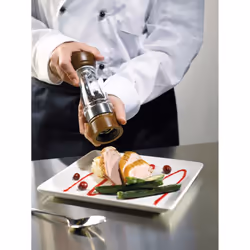 Cole & Mason Gourmet Precision Keswick Pepper Mill, Acrylic and Beech Wood, 18 cm