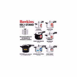 Hawkins Idli Stand for Pressure Cooker, 5-Liter, Small, Metallic