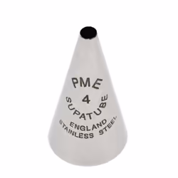 PME Seamless Stainless Steel Supatube Decorating Tip Writer no 4