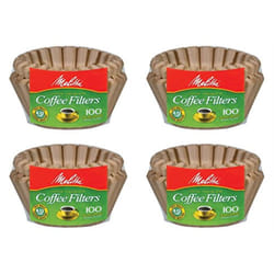 Melitta 8-12 Cup Basket Filter Paper Natural Brown  400 Count