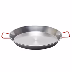 Garcima 14-inch Carbon Steel Paella Pan 36cm Silver