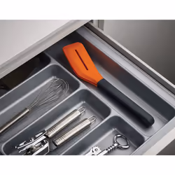 Joseph Joseph Turner Tongs Ergonomic Silicone Tongs, Grey/Orange