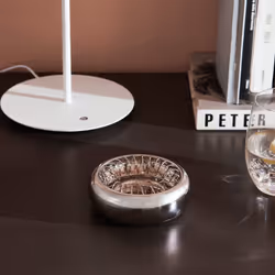 Alessi Aleesi 769016 Stainless Steel Ash Tray  16 cm  Silver