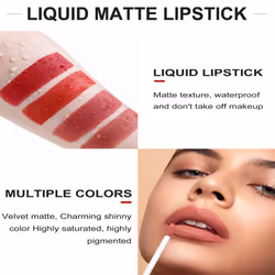 Easilydays Lip Liner and Liquid Matte Lipstick Set  12 Colors Crayon Matte Longwear Lip Pencil  24h Velvety Red Lips and Lip Liners Make Up  Lip Conto
